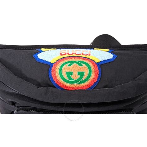 belt bag with gucci 80s patch|gucci belt bag the real.